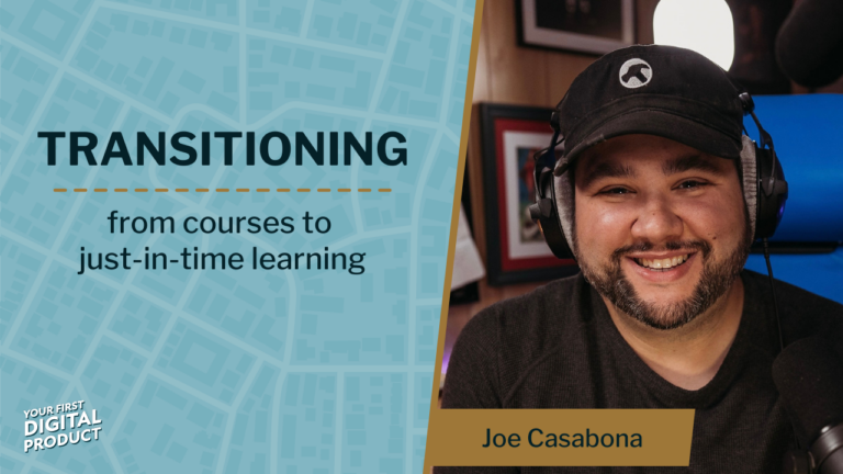 Transitioning from courses to just-in-time learning with Joe Casabona